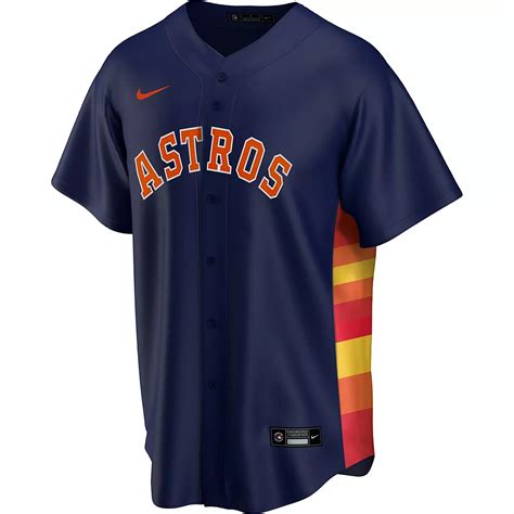 nike men's houston astros blank official replica bp jersey|astros hats for men.